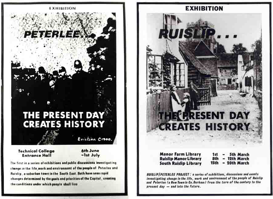 Peterlee and Ruislip Exhib Cards