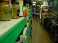 Shelves in shop