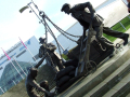 Full sculpture seen at an angle