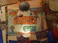 wall in the cafe