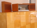 A vintage radio