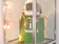 vintage space helmet sculpture