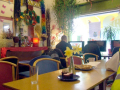internet inside the cafe