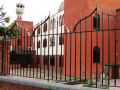 Side view of outside of the Mosque