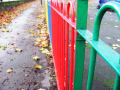 Coloured railings