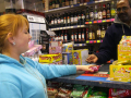 friendly staff in S & M Supermarket