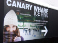 Canary Wharf Ice Skating rink poster	