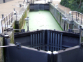 View overlooking the canal from bridge	