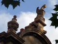 Statue of a dragon and blue sky   