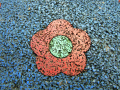 Safety matting flower 
