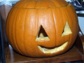 Pumpkin carving for Halloween