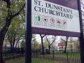 Churchyard sign