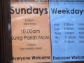Timetable of services
