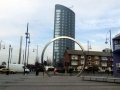 view of Stratford from the cinema next to Stratford Station