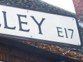 Detail of street sign