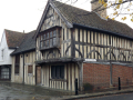Oblique view of house