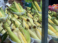 Bowls of corn on the cob