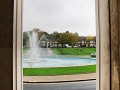 Fountain from inside building