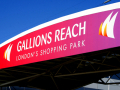 gallions reach sign