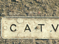 Plaque in ground