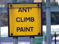 Anti Climb Paint sign