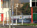 Stadium entrance seen from the distance