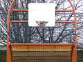 Basketball net and football goal
