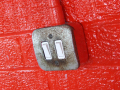 Light switch on red wall