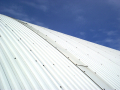 White curved roof