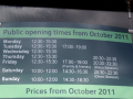 Opening times