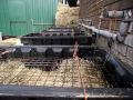 Tap, hay and containers