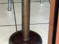 Base of stool on tiled floor