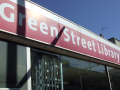 Green Street Library sign