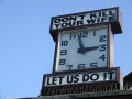 Clock with an odd message
