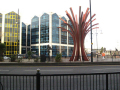 yellow and blue building