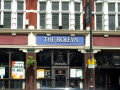 front of pub