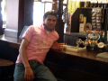 sitting at the bar