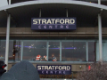 shopping centre sign and entrance