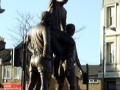 Bobby Moore statue from side