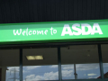 welcome to Asda sign