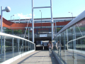UEL entrance from bridge over Cyprus station