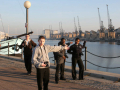 on the quay side