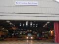 looking into bus garage