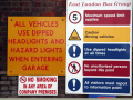signs on wall
