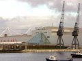 view across the docks
