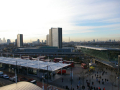 Olympic site under construction and Stratford station