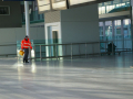 man working at Stratford station