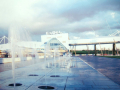 fountains at Excel