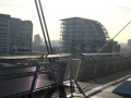 view of buildings from bridge