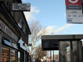 bus stop outside Jade House Takeaway